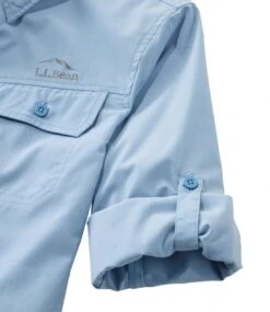 L.L.Bean Women's No Fly Zone Shirt, Long-Sleeve -Outdoor Exploration 509144 0 46