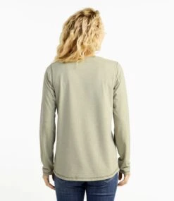 L.L.Bean Women's Insect Shield Field Tee, Long-Sleeve -Outdoor Exploration 509751 0 45