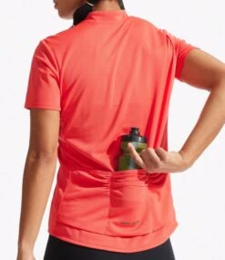 L.L.Bean Women's Pearl Izumi Quest Cycling Jersey -Outdoor Exploration 510421 0 45 1