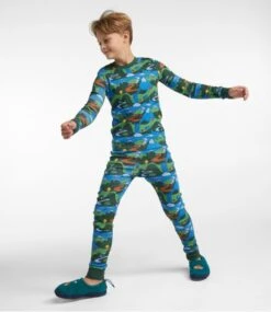 L.L.Bean Kids' Organic Cotton Fitted Pajamas -Outdoor Exploration 510853 0 44