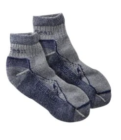 L.L.Bean Adults' Cresta Wool Midweight Hiking Socks, Quarter-Crew