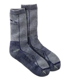 L.L.Bean Adults' Cresta Wool Lightweight Hiking Socks, Crew