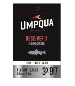 L.L.Bean Umpqua Deceiver X Fluorocarbon Leaders, 9'