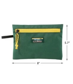 L.L.Bean Accessory Zip Pouch -Outdoor Exploration 511837 0 46