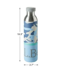 L.L.Bean Original Insulated Water Bottle, Print 20 Oz. -Outdoor Exploration 512147 0 44