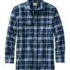 L.L.Bean Men's Chamois Shirt, Slightly Fitted, Plaid -Outdoor Exploration 512313 36148 41