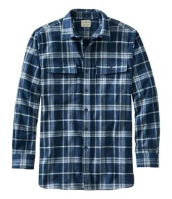L.L.Bean Men's Chamois Shirt, Slightly Fitted, Plaid