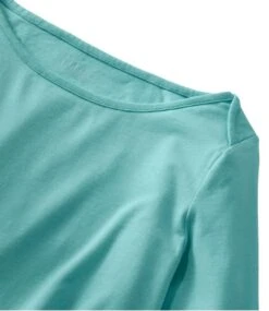 L.L.Bean Women's Soft Stretch Supima Tee, Three-Quarter-Sleeve Boatneck 9 L.L.Bean Women's Soft Stretch Supima Tee, Three-Quarter-Sleeve Boatneck -Outdoor Exploration 513712 0 46