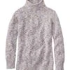 L.L.Bean Women's Cotton Ragg Sweater, Funnelneck Pullover Space-Dye -Outdoor Exploration 513754 51933 41