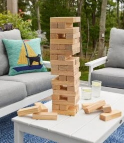 L.L.Bean Yard Games Tumbling Timbers, Large -Outdoor Exploration 514499 0 44