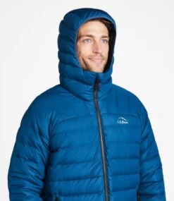 L.L.Bean Men's Bean's Down Hooded Jacket -Outdoor Exploration 514677 0 46