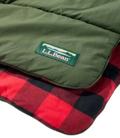 L.L.Bean Flannel Camp Blanket -Outdoor Exploration 515084 0 45