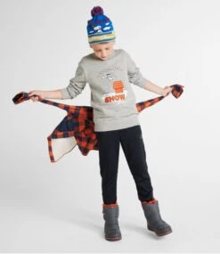 Little Kids' L.L.Bean X Peanuts Crew Sweatshirt -Outdoor Exploration 515350 0 45