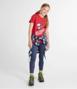 Kids' L.L.Bean X Peanuts Short-Sleeve Tee -Outdoor Exploration 515361 0 44