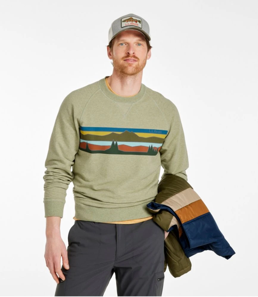 L.L.Bean Men's Bean's Comfort Camp Crewneck, Graphic 4 L.L.Bean Men's Bean's Comfort Camp Crewneck, Graphic - Image 2