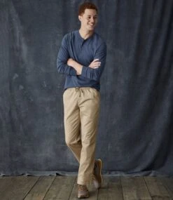 L.L.Bean Men's Comfort Stretch Dock Pants, Standard Fit, Straight Leg -Outdoor Exploration 515774 0 47