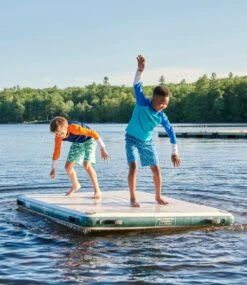 L.L.Bean Inflatable Swim Dock -Outdoor Exploration 515821 0 71