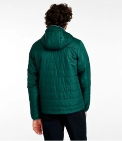 L.L.Bean Men's Mountain Classic Puffer Hooded Jacket -Outdoor Exploration 515822 0 45