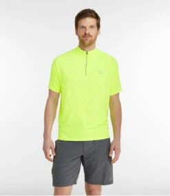 L.L.Bean Men's Comfort Cycling Jersey, Short-Sleeve -Outdoor Exploration 515861 0 44