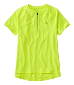 L.L.Bean Women's Comfort Cycling Jersey, Short-Sleeve