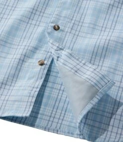 L.L.Bean Men's Tropicwear Shirt, Plaid Short-Sleeve -Outdoor Exploration 515931 0 48