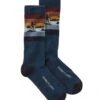 L.L.Bean Adults' Farm To Feet Saco Crew Socks, Light Cushion -Outdoor Exploration 516006 5536 41
