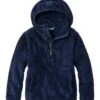 Kids' L.L.Bean Hi-Pile Fleece Hooded Pullover -Outdoor Exploration 516264 22 41