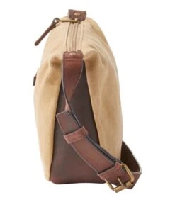 L.L.Bean Waxed Canvas Crossbody, Small -Outdoor Exploration 516283 0 45