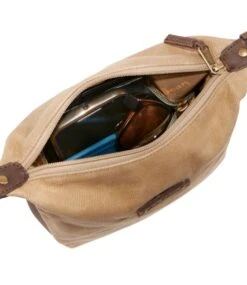 L.L.Bean Waxed Canvas Crossbody, Small -Outdoor Exploration 516283 0 46