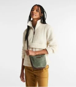 L.L.Bean Waxed Canvas Crossbody, Small -Outdoor Exploration 516283 0 48