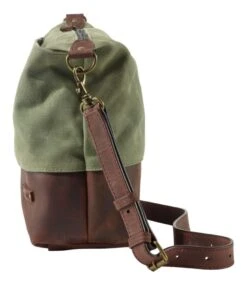 L.L.Bean Waxed Canvas Crossbody -Outdoor Exploration 516285 0 45