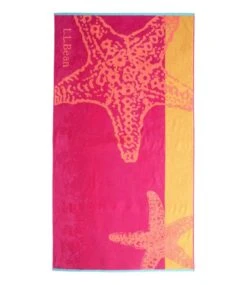 L.L.Bean Seaside Beach Towel, Starfish