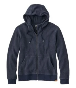L.L.Bean Men's Signature Waffle Full-Zip Hoodie