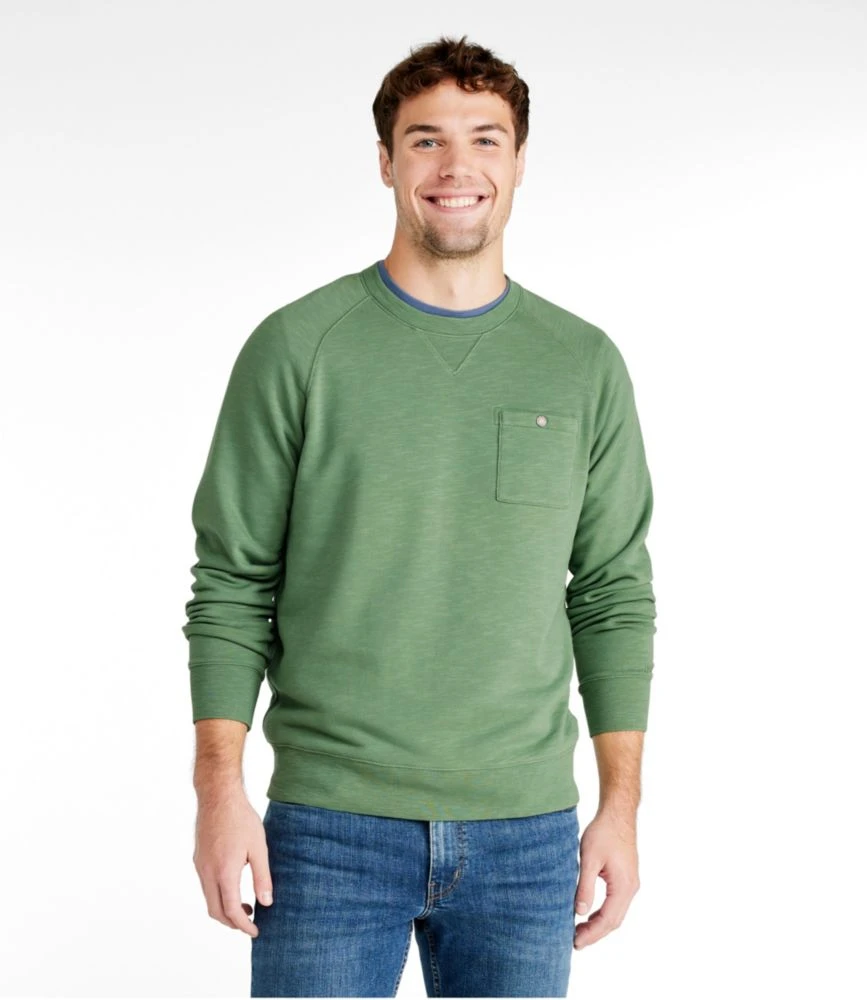 L.L.Bean Men's Lakewashed Cotton Crewneck 4 L.L.Bean Men's Lakewashed Cotton Crewneck - Image 2