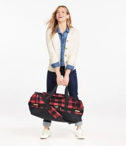 L.L.Bean Mountain Classic Cordura Duffle, Medium, Print -Outdoor Exploration 516953 0 47