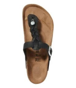 L.L.Bean Women's Birkenstock Gizeh Braid Sandals, Oiled Leather -Outdoor Exploration 517350 0 46