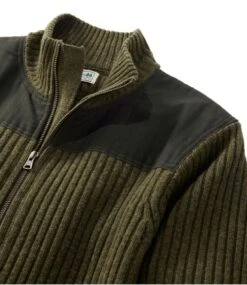 L.L.Bean Men's Commando Sweater, Full-Zip -Outdoor Exploration 517411 0 46