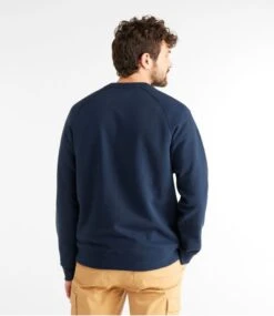 Men's L.L.Bean 1912 Sweatshirt, Raglan Crewneck, Logo -Outdoor Exploration 517591 0 45