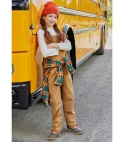 L.L.Bean Kids' Rugged Utility Overalls -Outdoor Exploration 517852 0 47