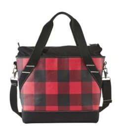 L.L.Bean Insulated Tote, Medium, Plaid -Outdoor Exploration 518013 0 44