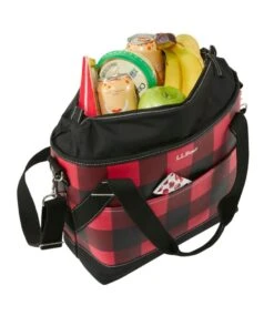 L.L.Bean Insulated Tote, Medium, Plaid -Outdoor Exploration 518013 0 47