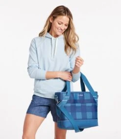 L.L.Bean Insulated Tote, Medium, Plaid -Outdoor Exploration 518013 0 48