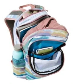 L.L.Bean Comfort Carry Laptop Pack, 28L, Print -Outdoor Exploration 518026 0 46