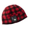 Men's L.L.Bean Rechargeable LED Pathfinder Beanie, Plaid -Outdoor Exploration 518144 3563 41