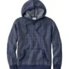 L.L.Bean Men's Wicked Soft Cotton/Cashmere Sweater, Hoodie, Intarsia -Outdoor Exploration 518216 47507 41