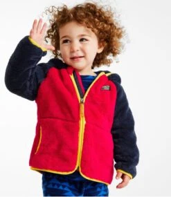 Toddlers' L.L.Bean Hi-Pile Fleece Jacket, Colorblock -Outdoor Exploration 518233 0 46