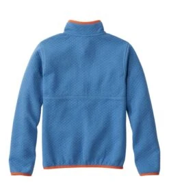 L.L.Bean Kids' Quilted Quarter-Snap Pullover -Outdoor Exploration 518559 0 46