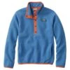 L.L.Bean Kids' Quilted Quarter-Snap Pullover -Outdoor Exploration 518559 34648 41