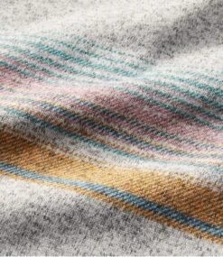 Kids' L.L.Bean Sweater Fleece, Hooded Print -Outdoor Exploration 518562 0 47