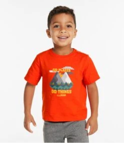 L.L.Bean Toddlers' Graphic Tee, Short-Sleeve Glow-In-The-Dark -Outdoor Exploration 518681 0 46